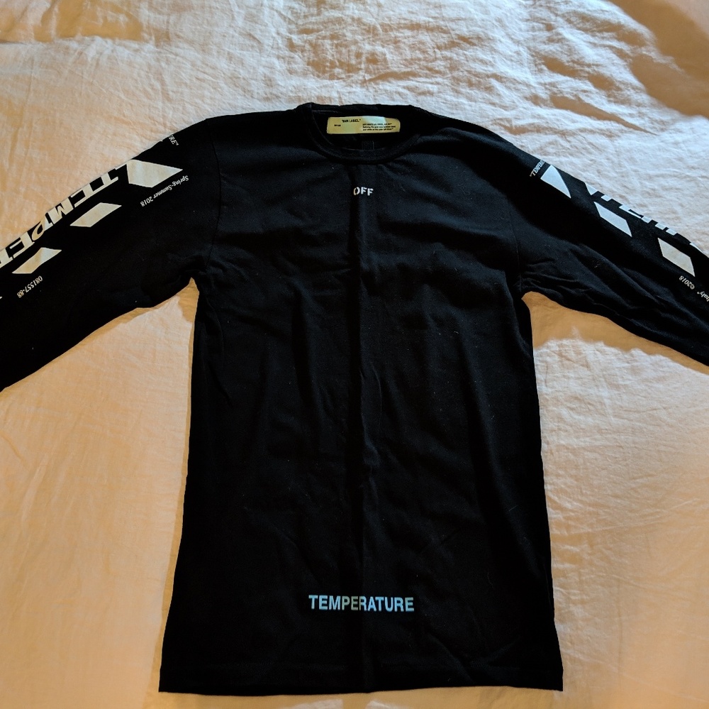 Off-White SS18 Temperature Long Tee